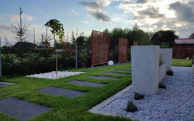 projekt ogrodu nowoczesnego Giżycko