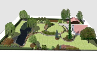 wizualizacje zieleni Giżycko