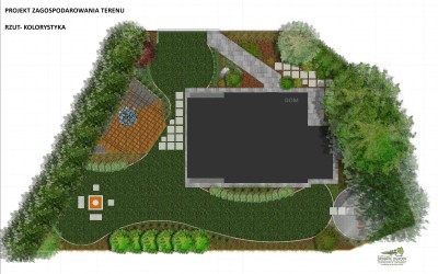 projektowanie ogrodów Wilkasy